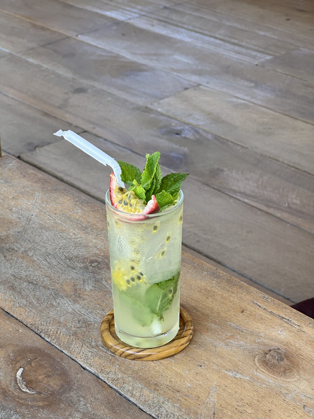 Passionfruit Mojito cocktail